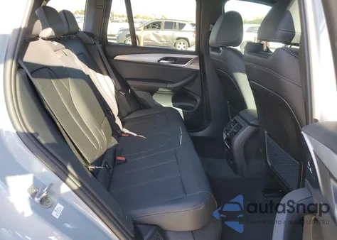 2022 BMW X3 Sdrive30I z USA, uszkodzony, nr VIN 5UX43DP02N9M20348